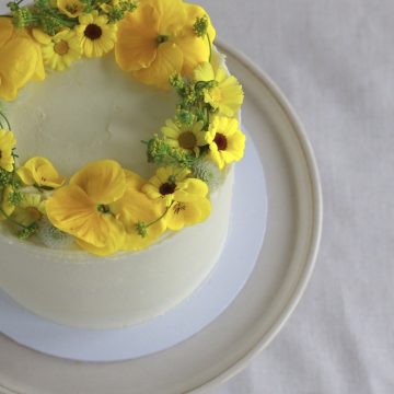 Floral signature cake